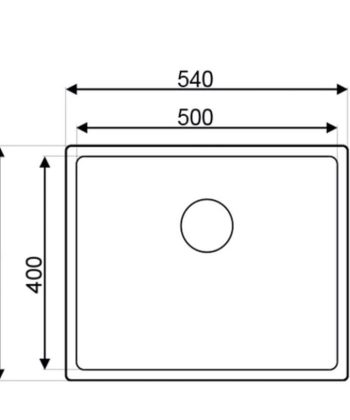Metalc Ideal 500 Inox Küchespüle Metalac ideal 500 Inox Küchenspüle
