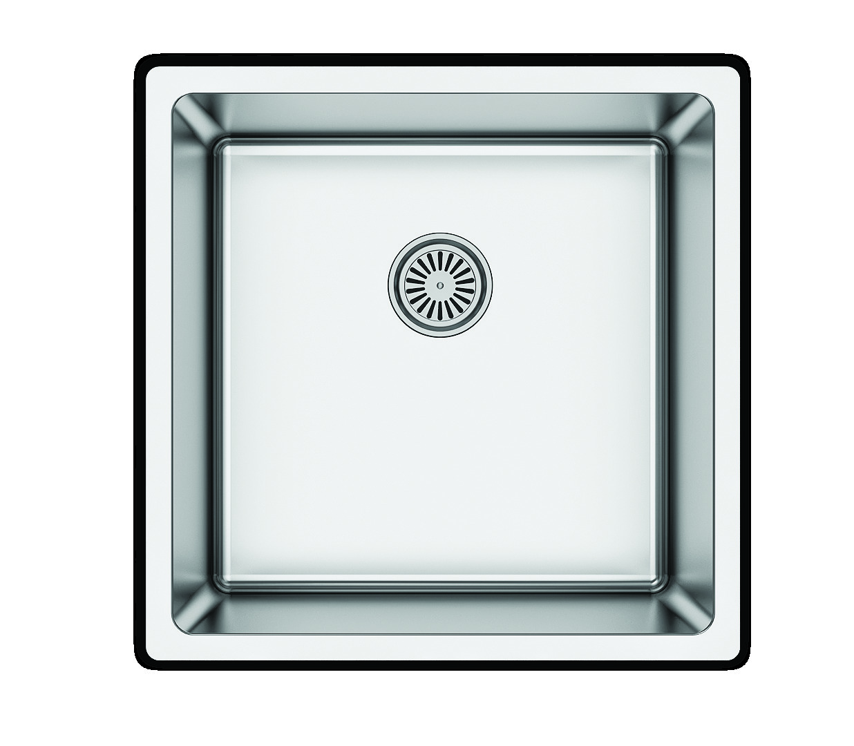 metalac-ideal-400-edelstahlspuele-poliert-quadratisch Aluprofile, Möbelgriffe & Metallmöbel für Küche, Möbelbau & Industrie