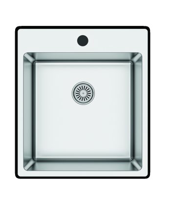 Metalac Ideal 400B Inox Küchenspüle aus Edelstahl 40 cm