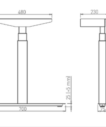 Eltipla 2 technische zeichnung 2 Aluprofile, Möbelgriffe & Metallmöbel für Küche, Möbelbau & Industrie