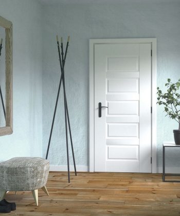 Freistehender Garderobenständer THORN HANGER aus Metall & Holz