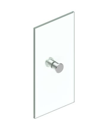 Glasgriff aus Aluminium modern 40mm“