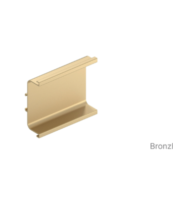 Griffmuldenprofil aus Aluminium von Rujz Design moderner Möbelgriff für Schubladen und Schränke