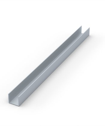 Abschlussleiste Schiebetür U Profil