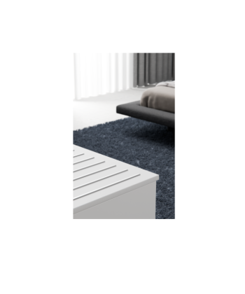 Kofferablage für Hotels mit Aluminium Designleisten von Rujz Design