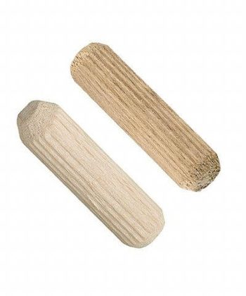 Holzdübel 8x30 mm Buche geriffelt für Möbelbau