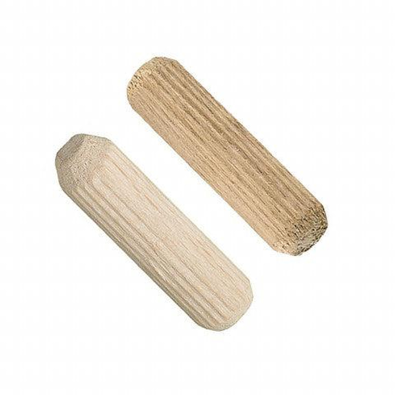 Holzdübel Holzdübel 8x30 mm Buche geriffelt für Möbelbau