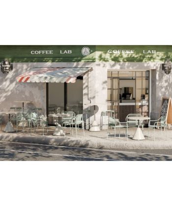 VOGA CONCRETE CAST Tischgestell – konischer Betonfuß in Tisch-, Bar- und Clubhöhe