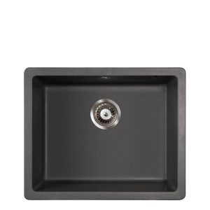 Metalac Granit Unterbauspüle Quadro U 50 Schwarz
