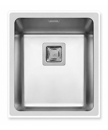 BECKEN 340×400 R25 – Edelstahl-Unterbaubecken mit moderner Form
