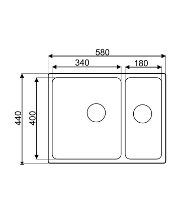 Bowl 580x440 1+2 technische zeichnung